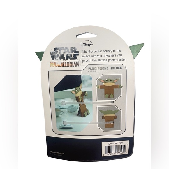NEW Star Wars Mandalorian The Child adjustable Flexi Phone Holder & stand - Picture 2 of 6